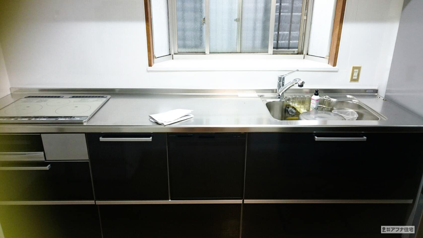 アフナ住宅|システムキッチン入れ替え・オール電化・浴室乾燥暖房機取付工事施行事例写真