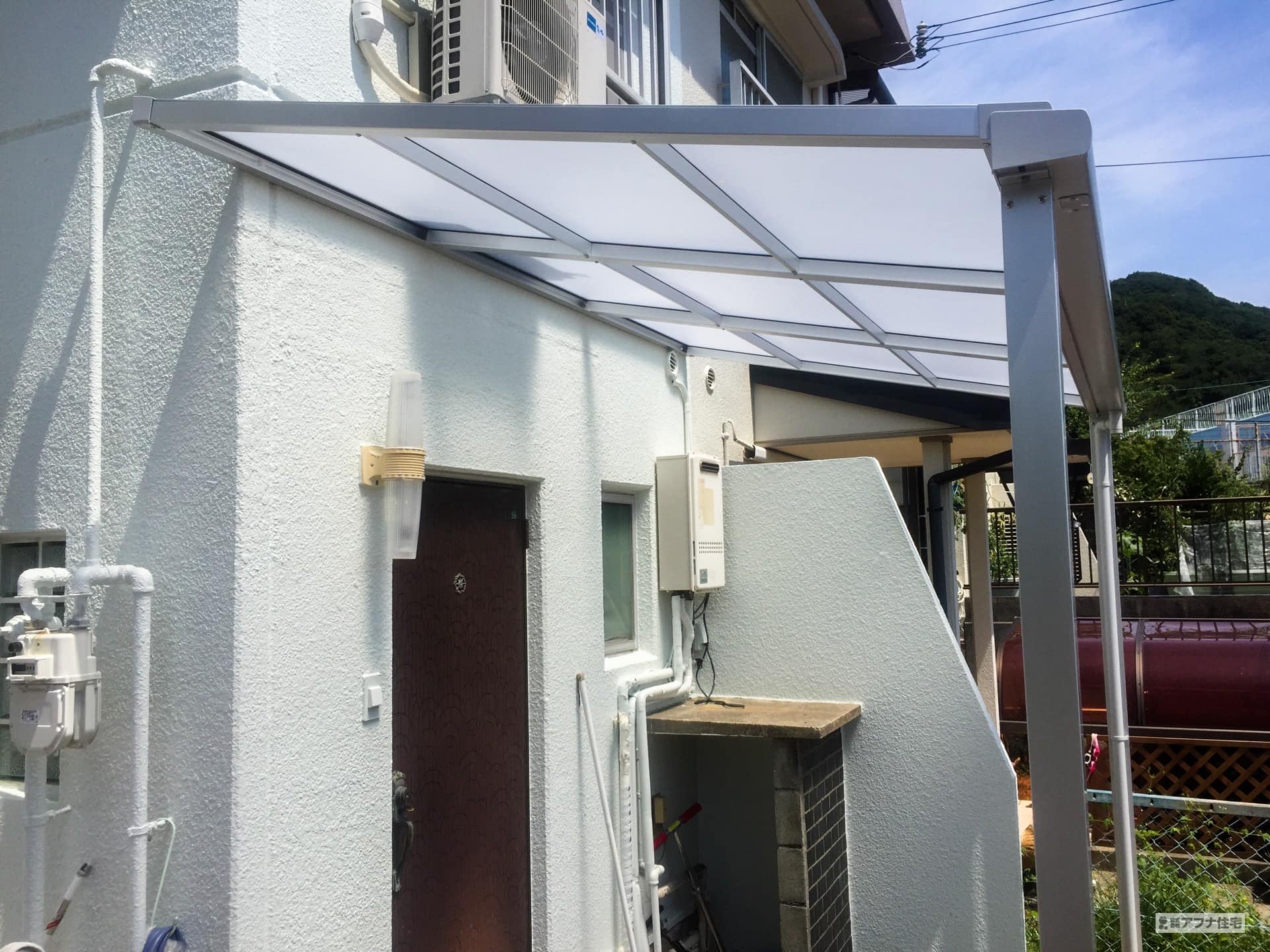 外壁塗装・玄関ポーチ取替工事施工事例|アフナ住宅