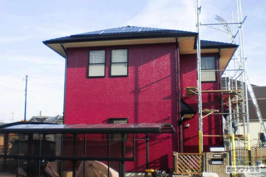 アフナ住宅｜外壁塗装施工事例