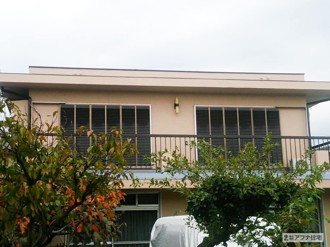 アフナ住宅｜外壁塗装・屋上防水施工事例