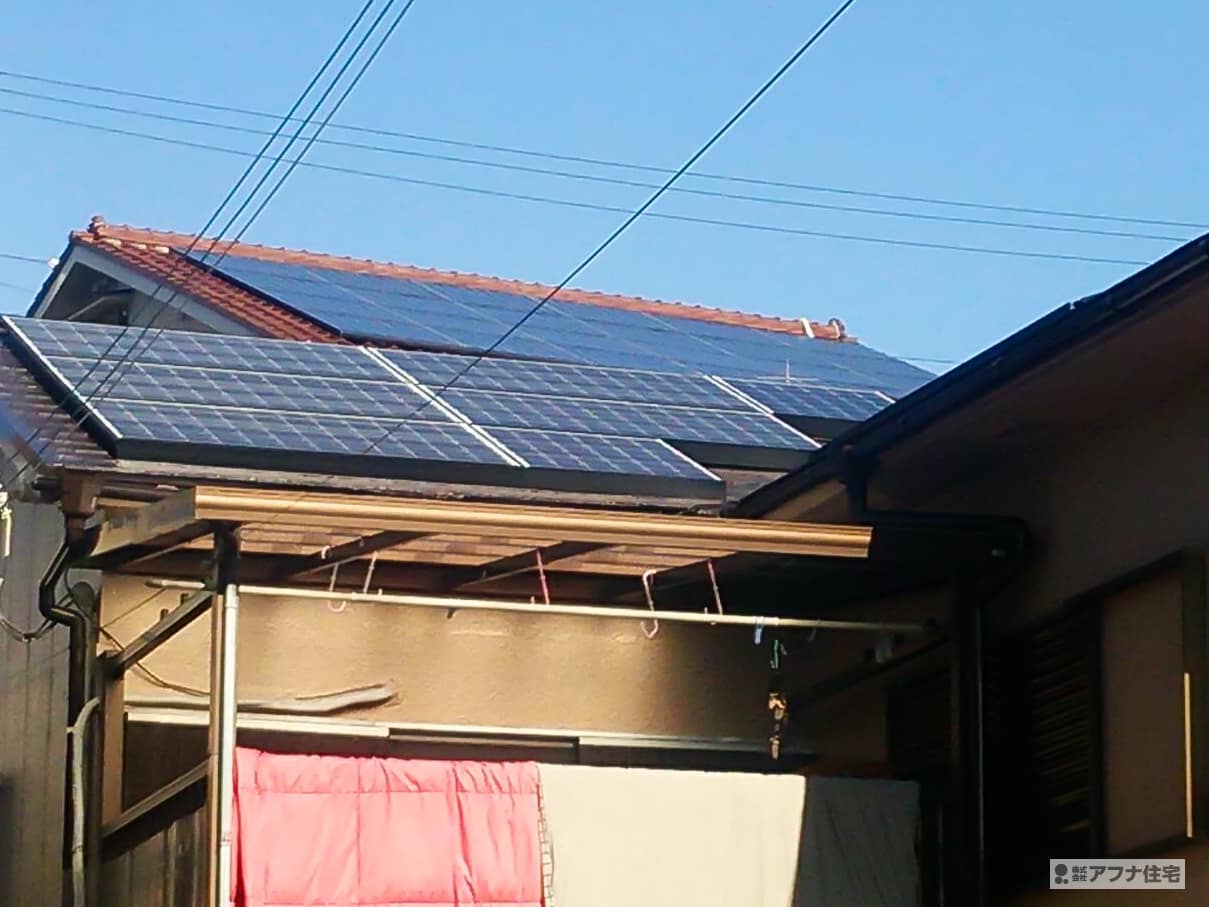 アフナ住宅｜外壁塗装・屋根塗装・太陽光発電施工事例
