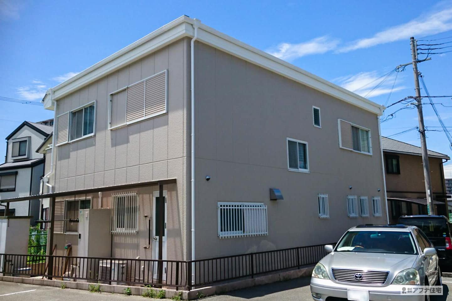 アフナ住宅｜外壁塗装・外屋根塗装施行事例