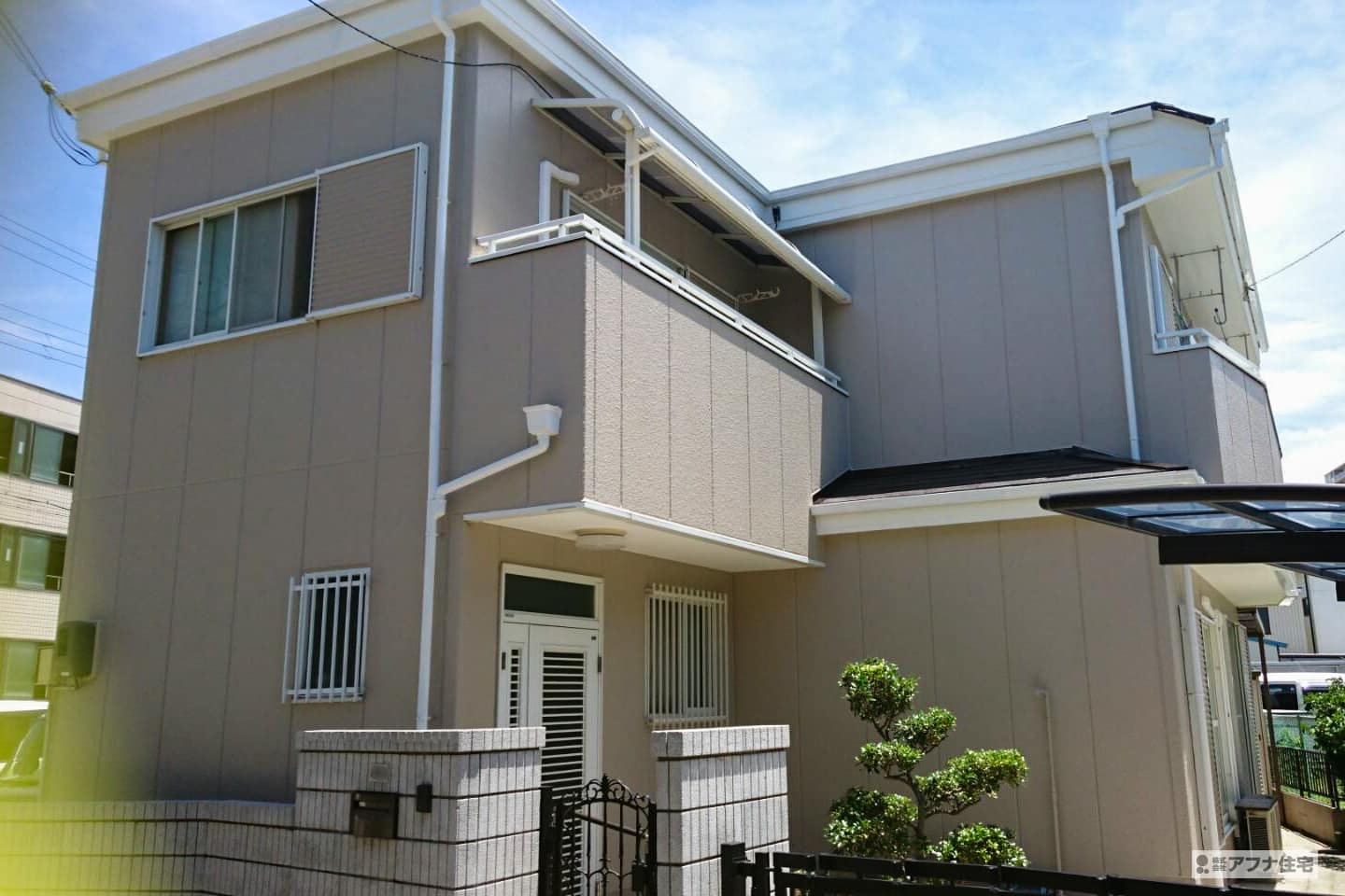 アフナ住宅｜外壁塗装・外屋根塗装施行事例