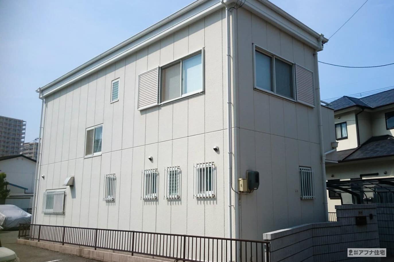 アフナ住宅｜外壁塗装・外屋根塗装施行前写真