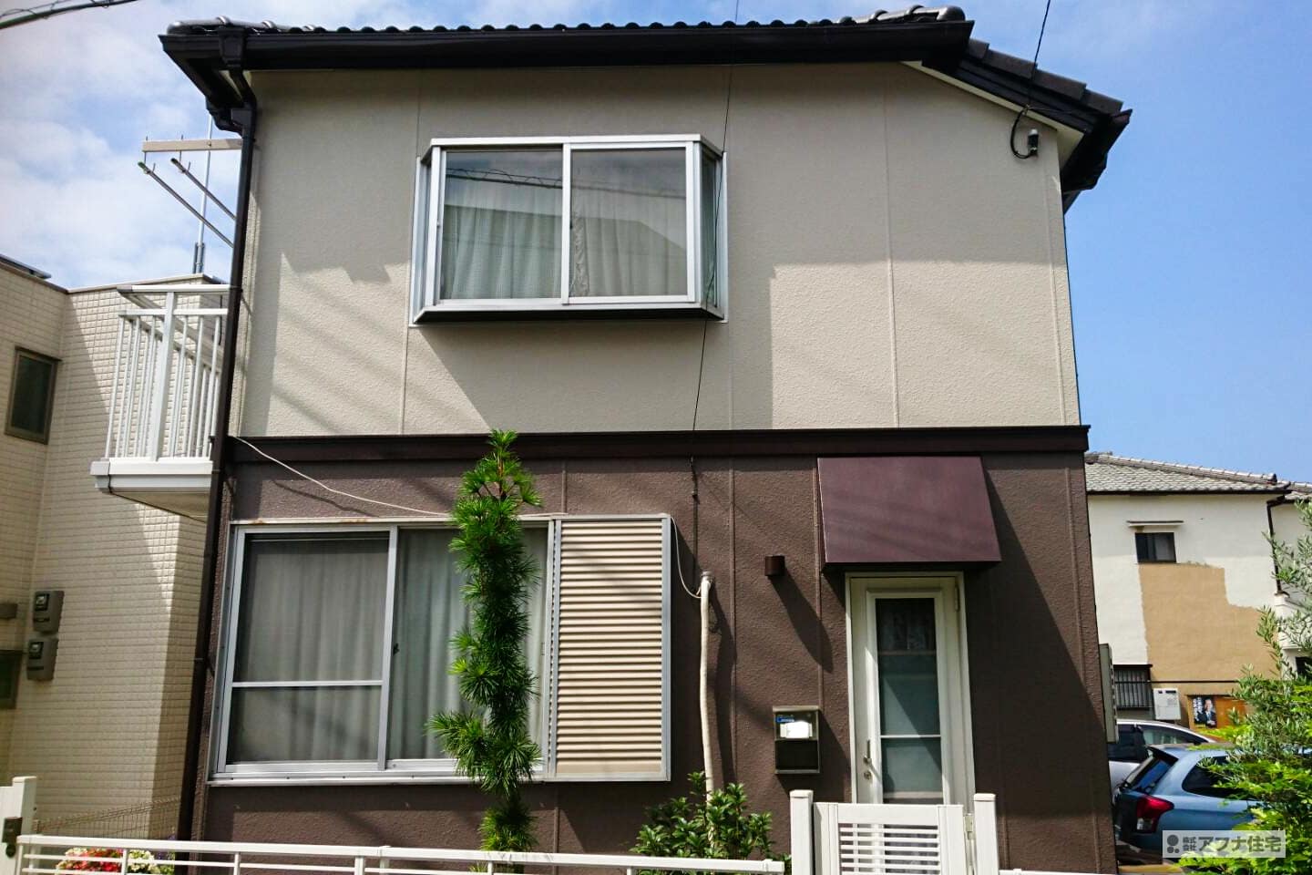 アフナ住宅｜外壁塗装・外屋根塗装施行事例