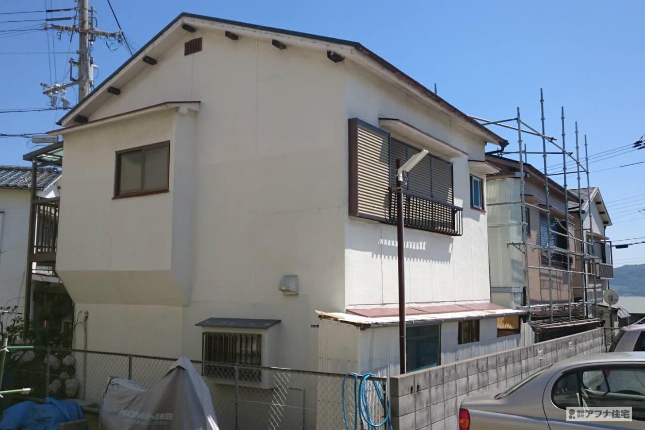 アフナ住宅｜外壁塗装・屋根塗装施行前写真