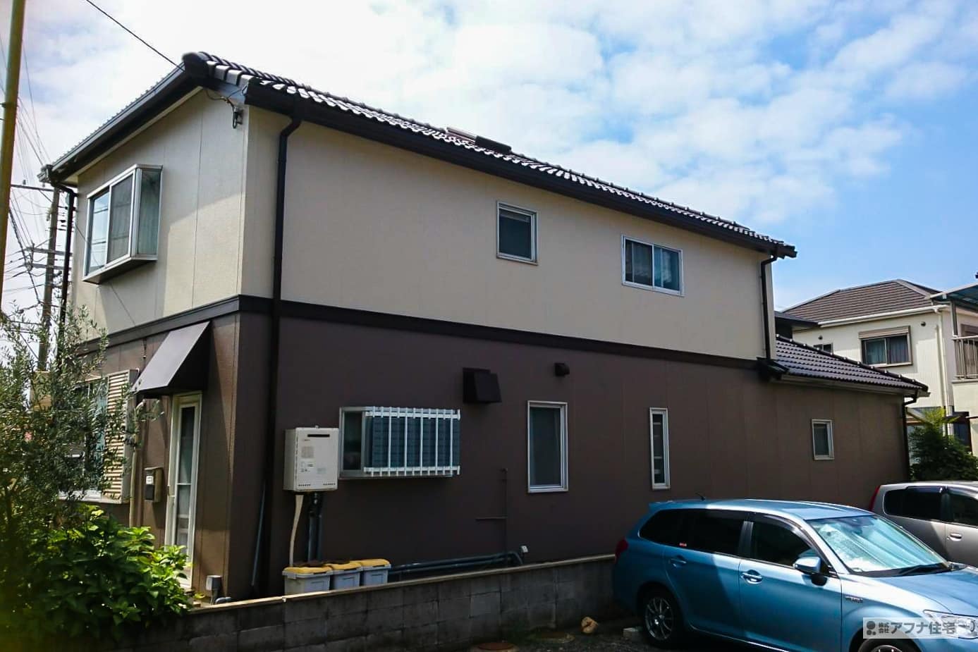 アフナ住宅｜外壁塗装・外屋根塗装施行事例