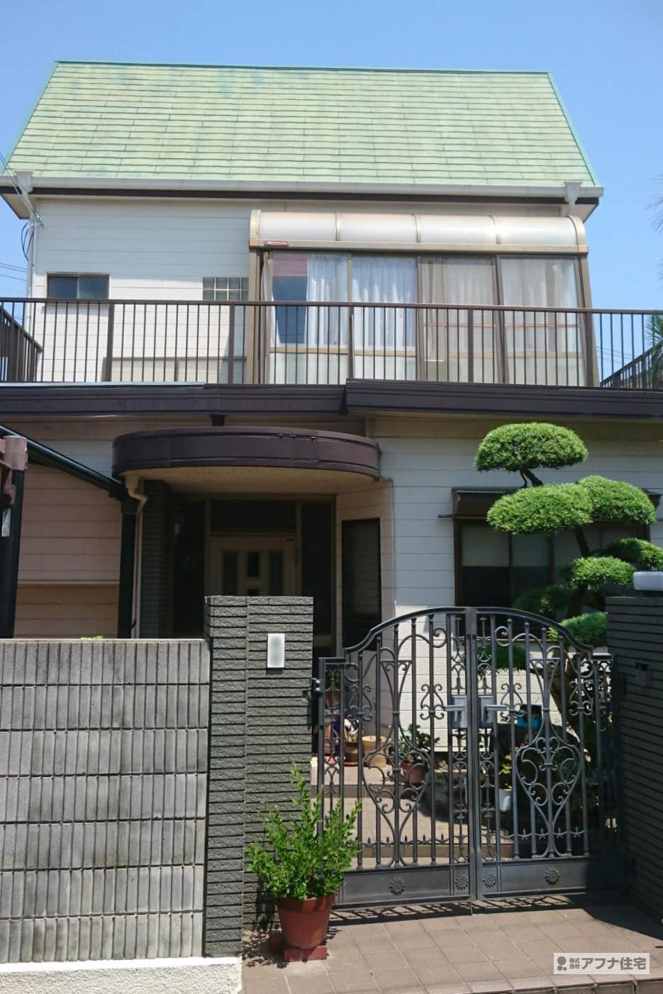 アフナ住宅｜屋根遮熱塗装施工前写真