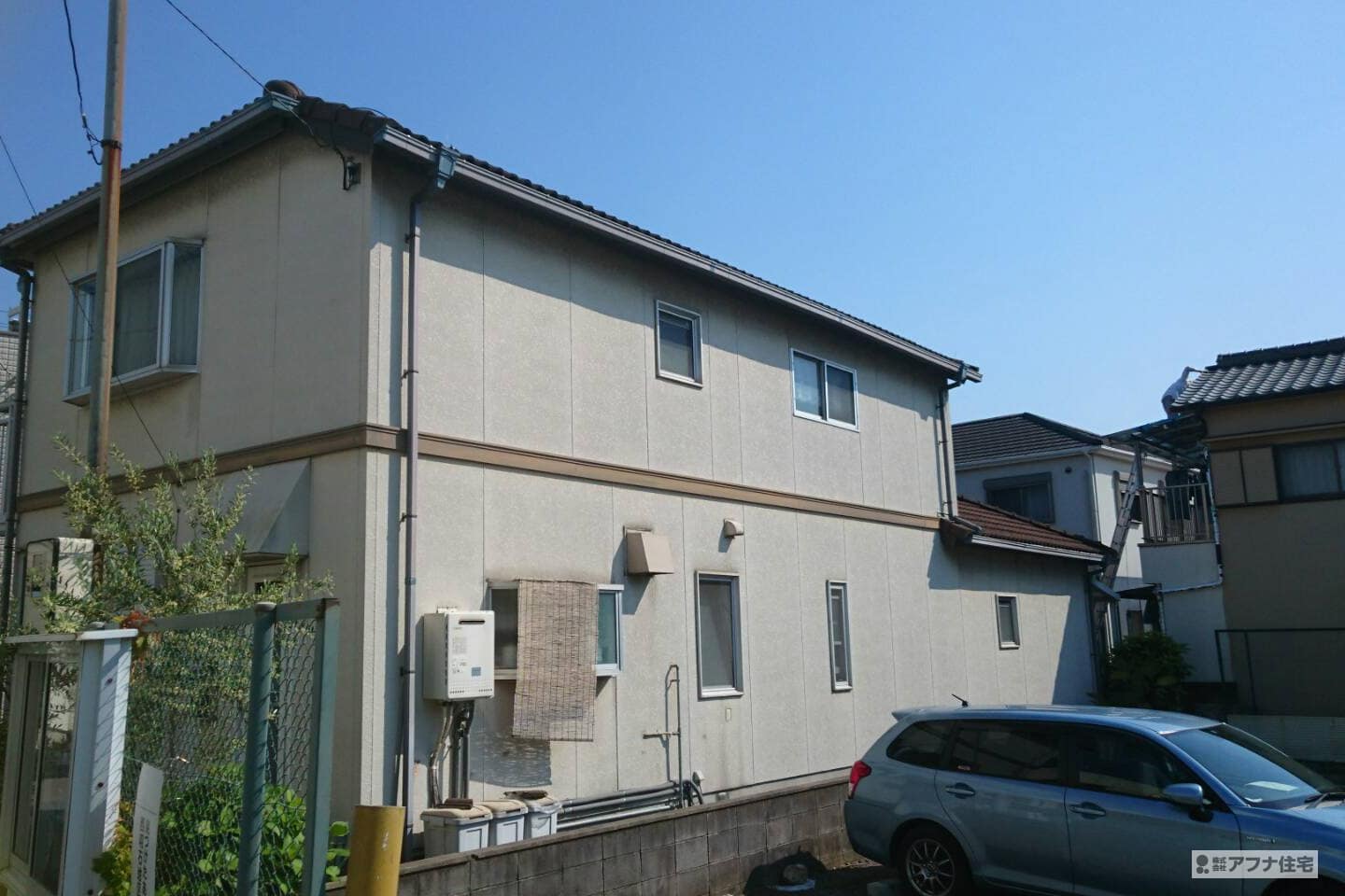 アフナ住宅｜外壁塗装・屋根塗装施行前写真