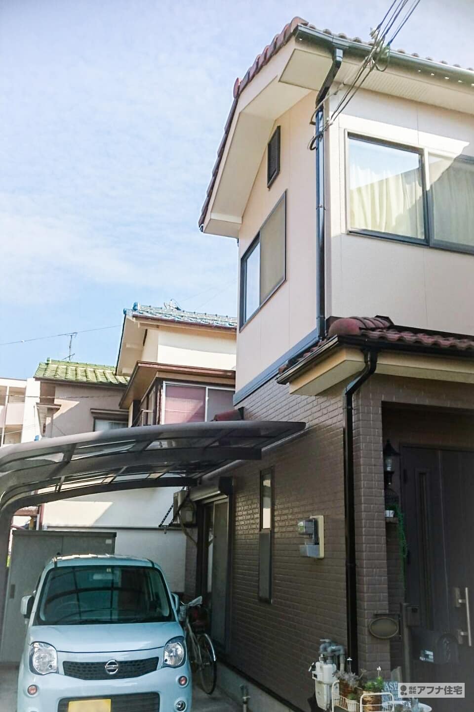 アフナ住宅｜外壁塗装施行事例