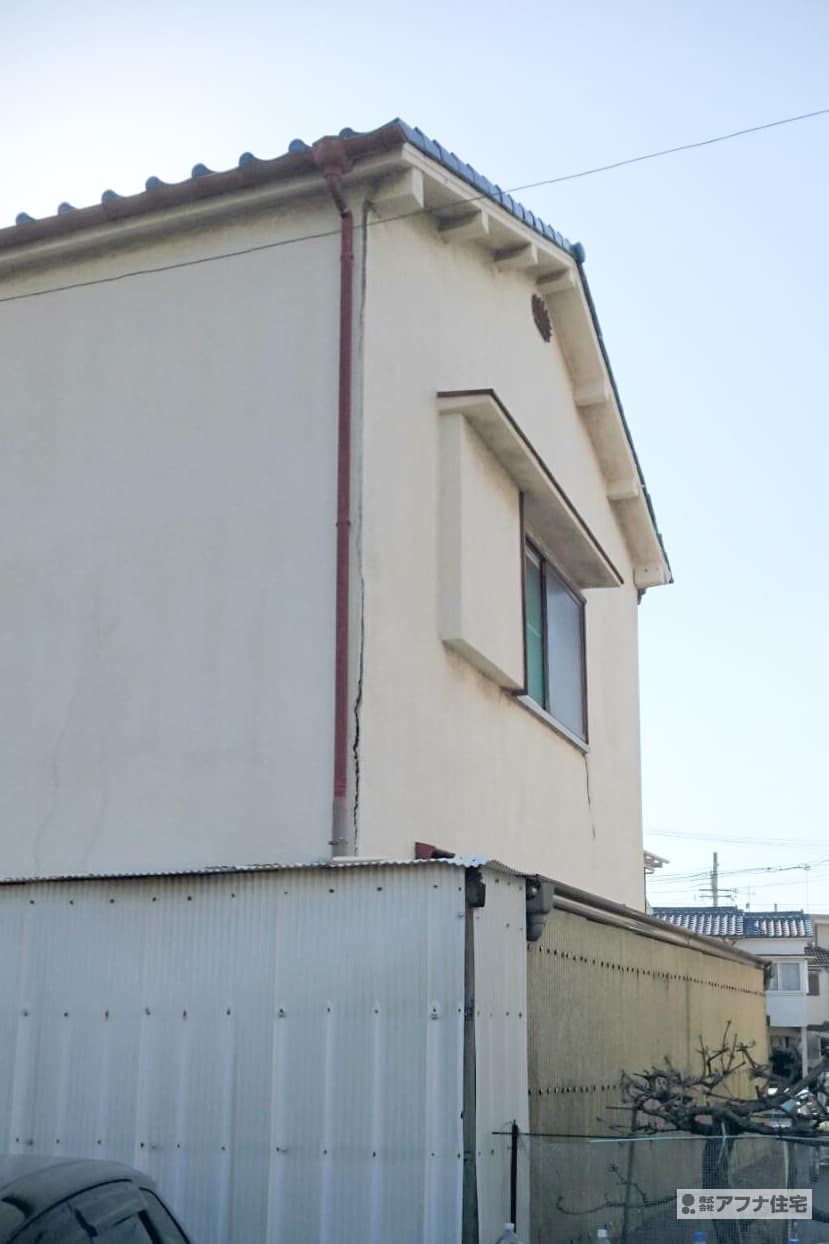 アフナ住宅｜外壁塗装施行前写真