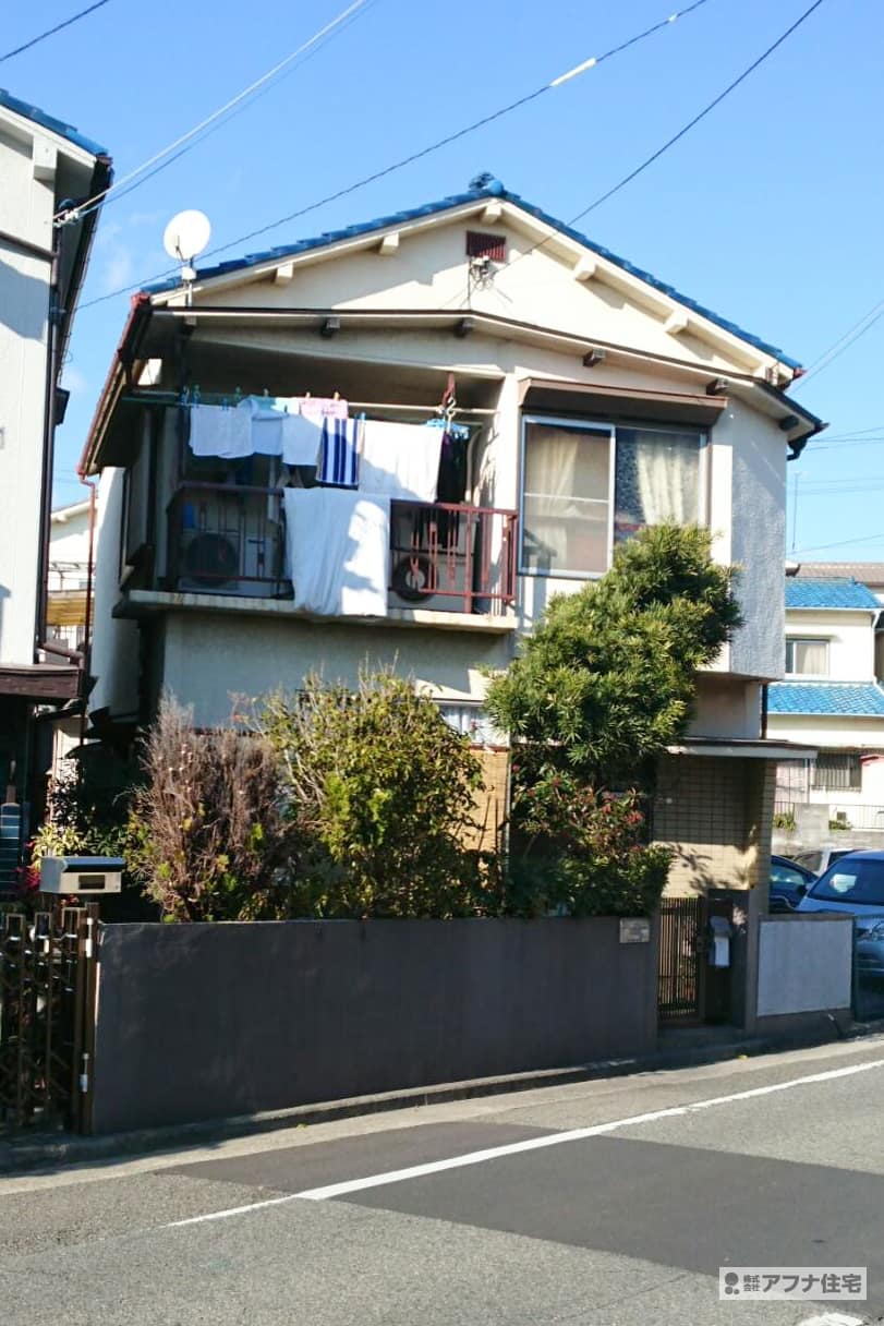 アフナ住宅｜外壁塗装施行前写真