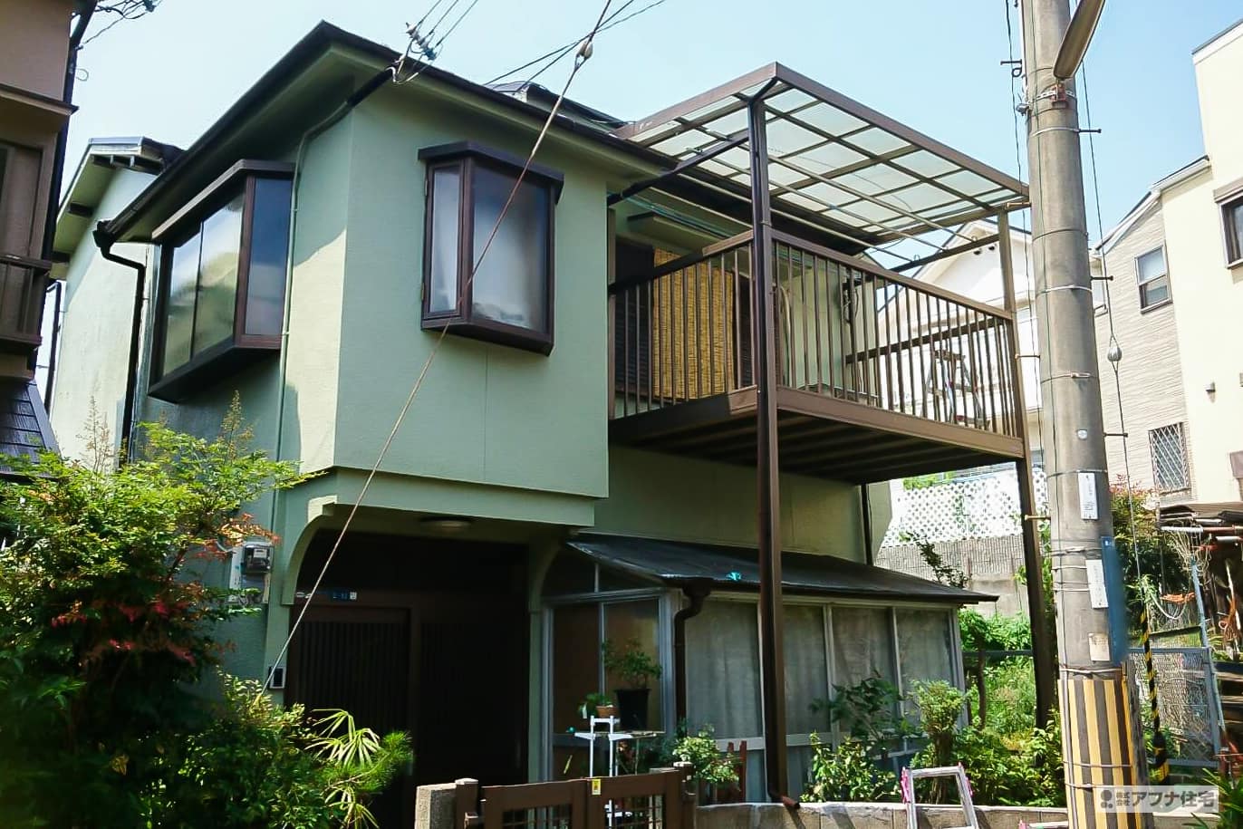 アフナ住宅｜外壁塗装・外屋根塗装施行事例