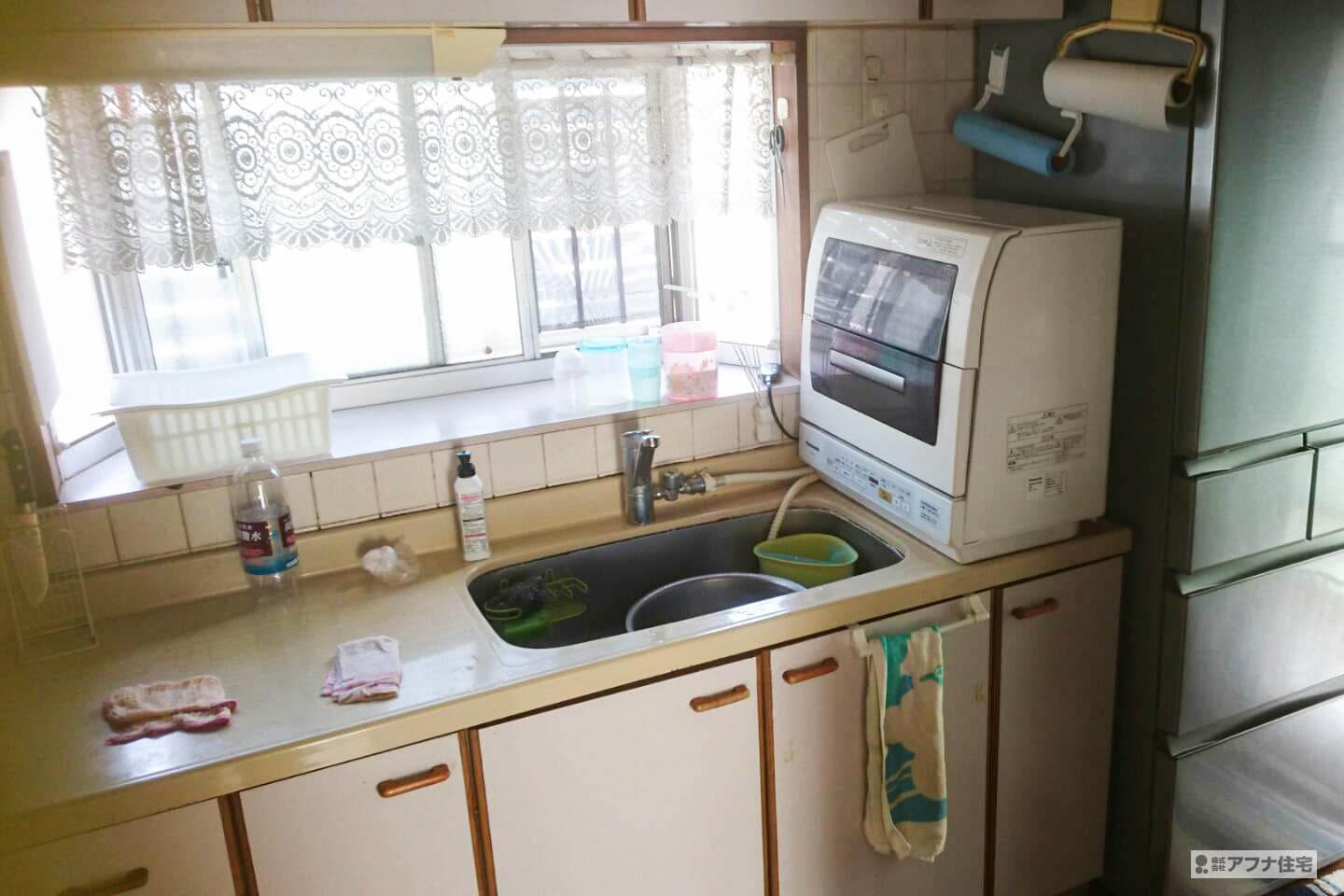 アフナ住宅|システムキッチン入れ替え・オール電化・浴室乾燥暖房機取付工事施行前写真