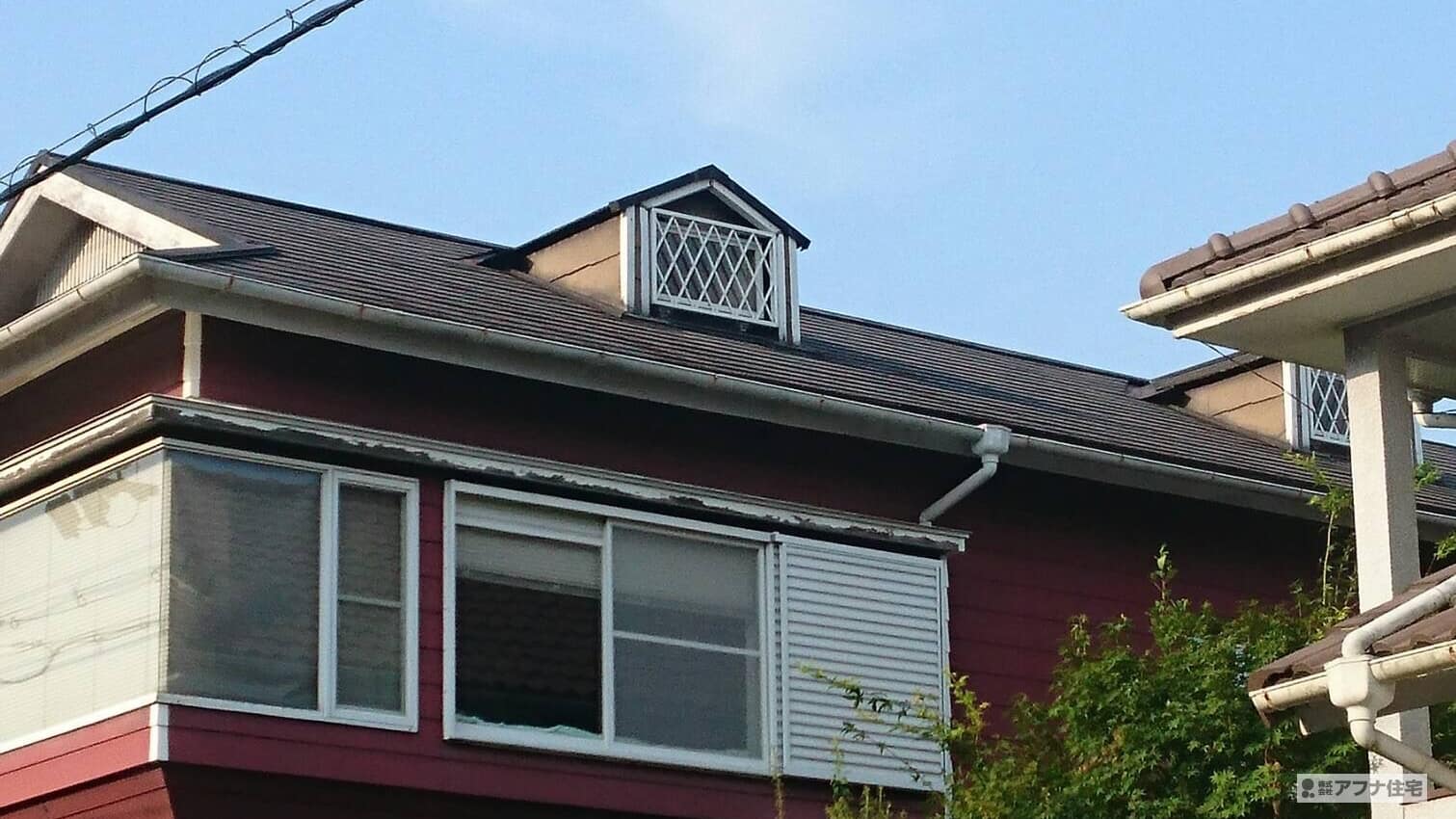 アフナ住宅｜外壁塗装・外屋根塗装施行前写真