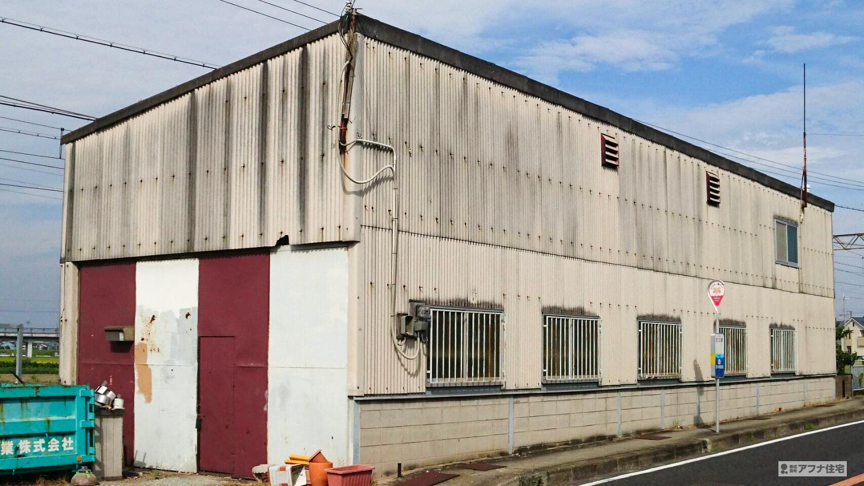 当社江井ケ島物流センター東棟塗装工事施工前写真