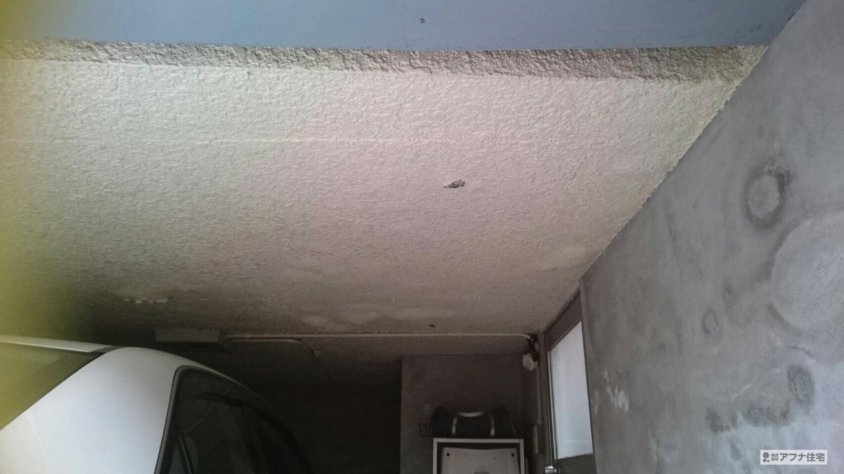 アフナ住宅|神戸市須磨区友が丘 M様車庫改修塗装工事施工前