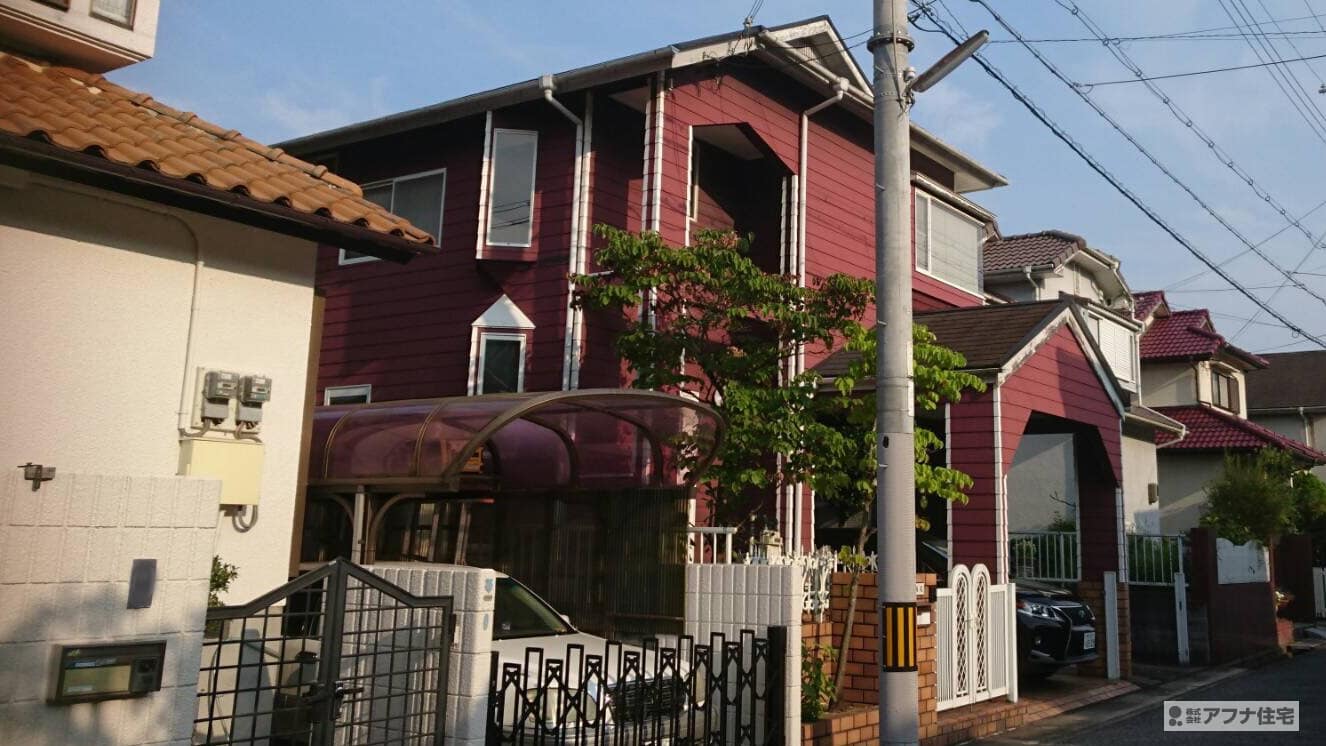 アフナ住宅｜外壁塗装・外屋根塗装施行前写真