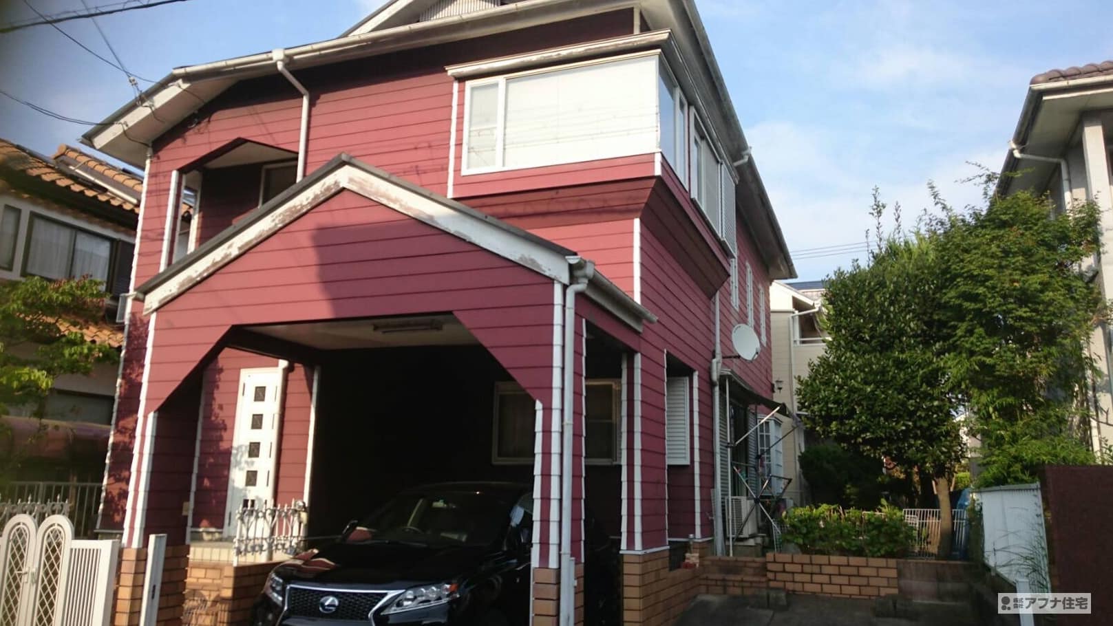 アフナ住宅｜外壁塗装・外屋根塗装施行前写真