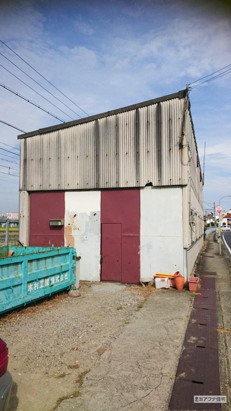 当社江井ケ島物流センター東棟塗装工事施工前写真