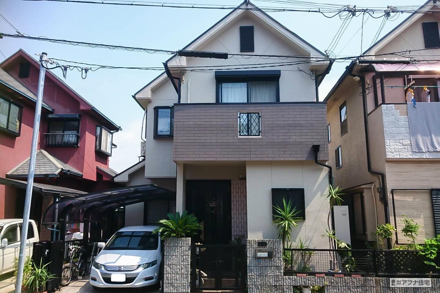 アフナ住宅｜外壁塗装・屋根塗装施行事例