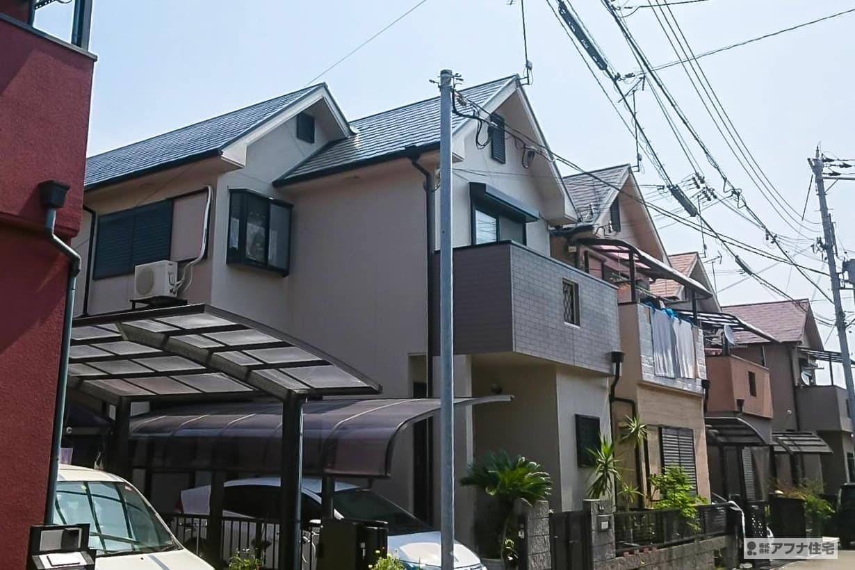 アフナ住宅｜外壁塗装・屋根塗装施行事例