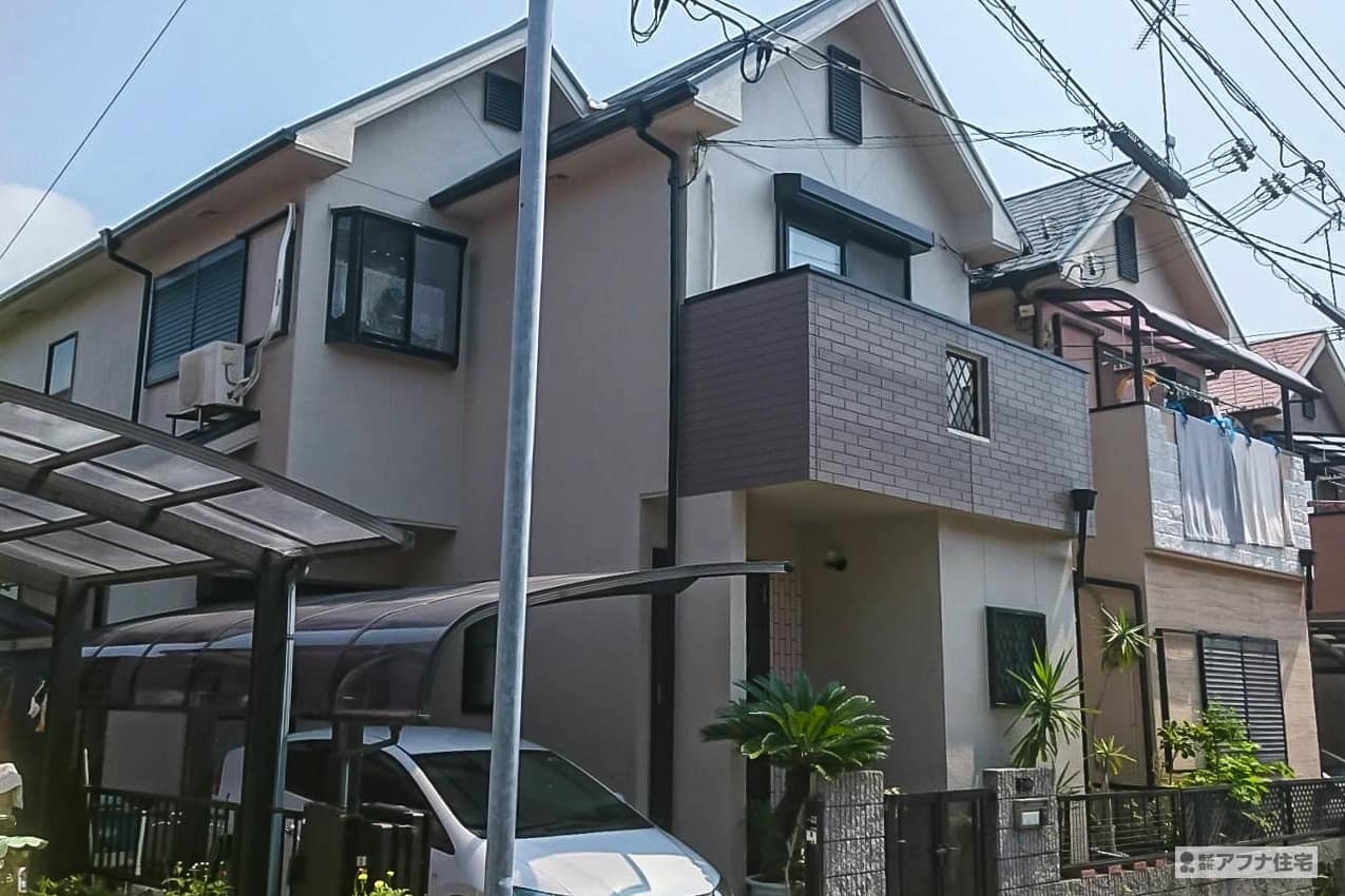 アフナ住宅｜外壁塗装・屋根塗装施行事例