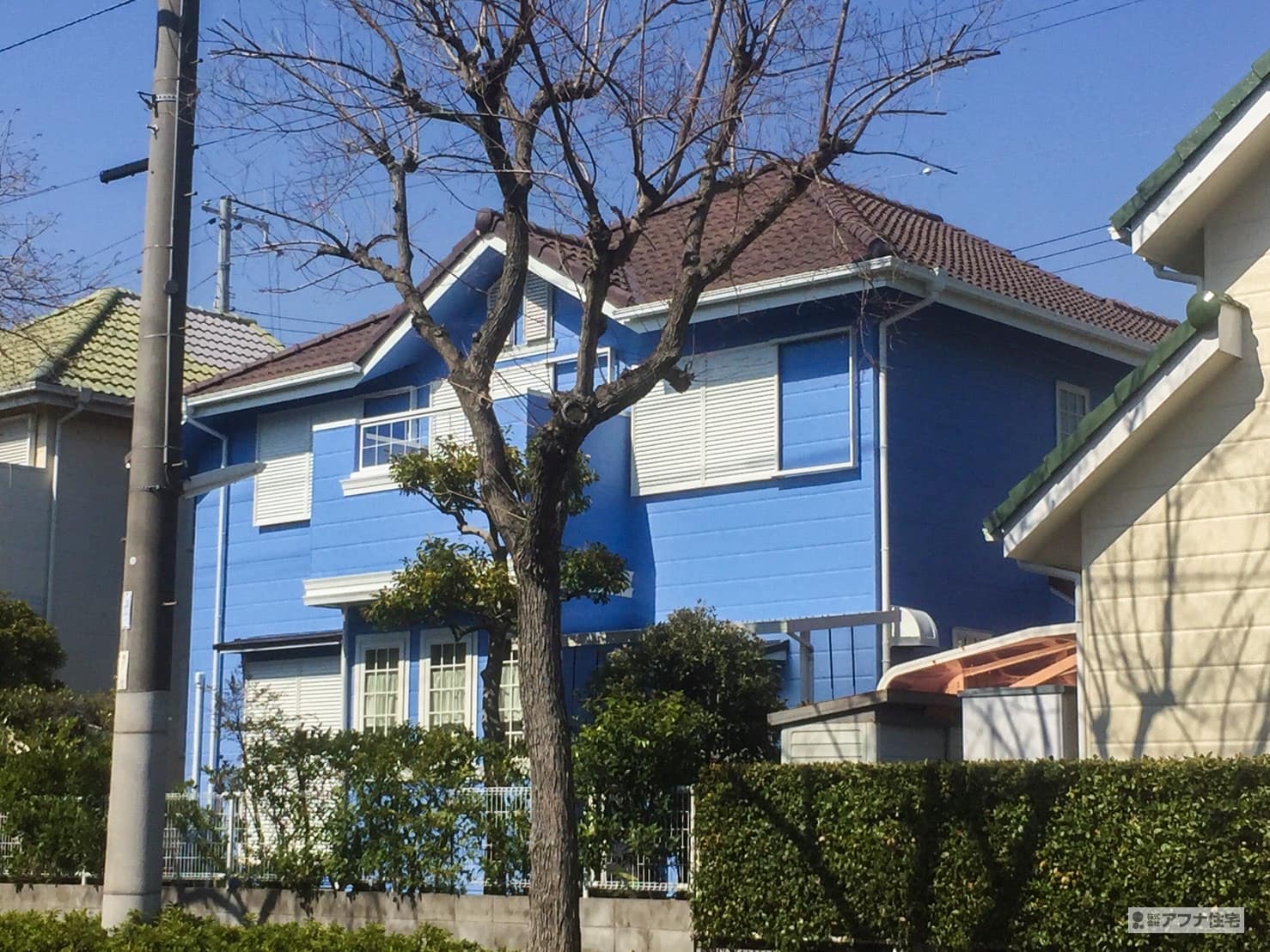 アフナ住宅｜神戸市西区竹の台・外壁塗装施行事例