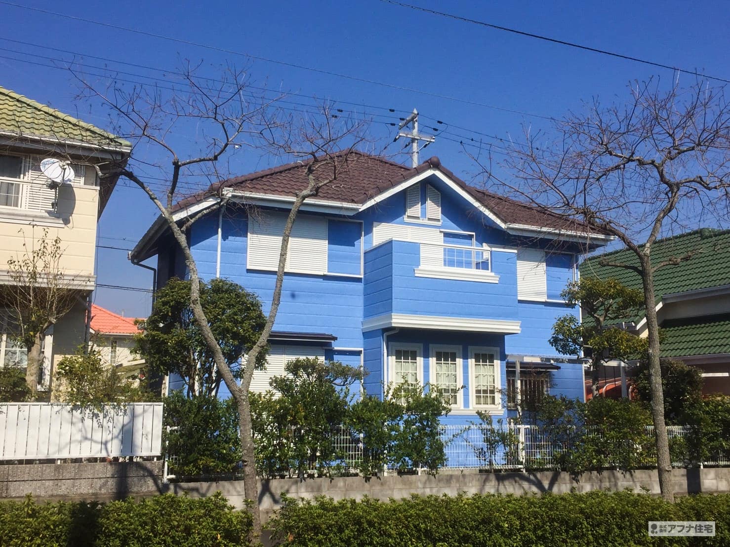 アフナ住宅｜神戸市西区竹の台・外壁塗装施行事例