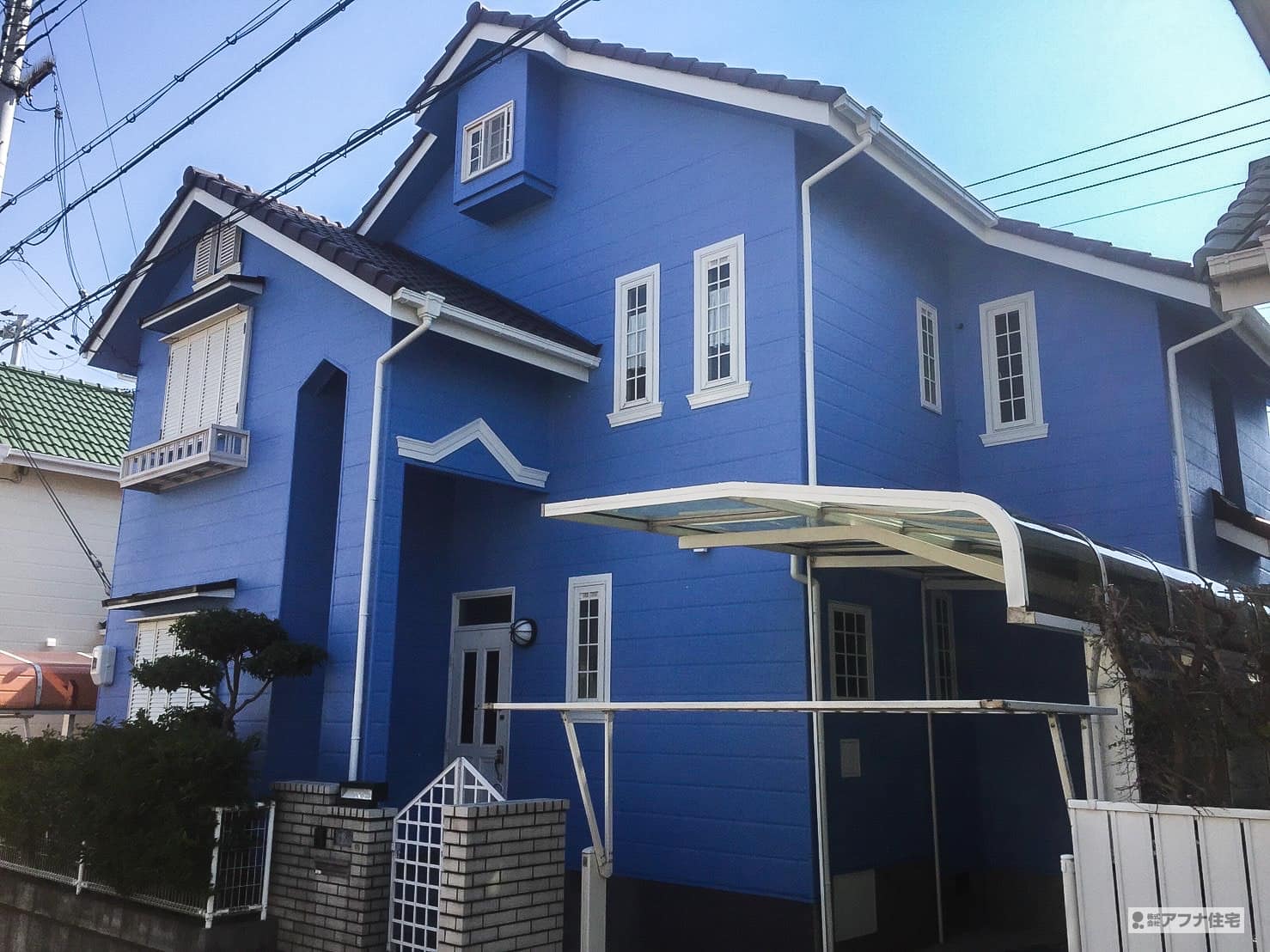 アフナ住宅｜神戸市西区竹の台・外壁塗装施行事例