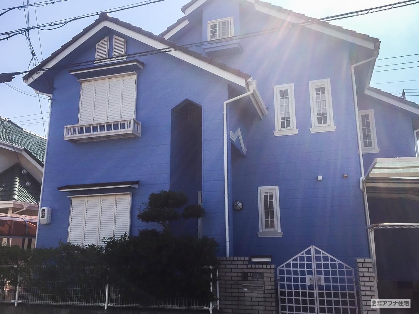 アフナ住宅｜神戸市西区竹の台・外壁塗装施行事例