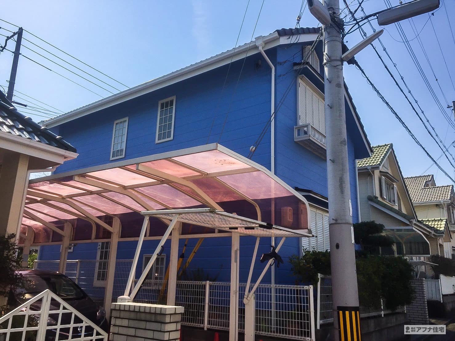 アフナ住宅｜神戸市西区竹の台・外壁塗装施行事例