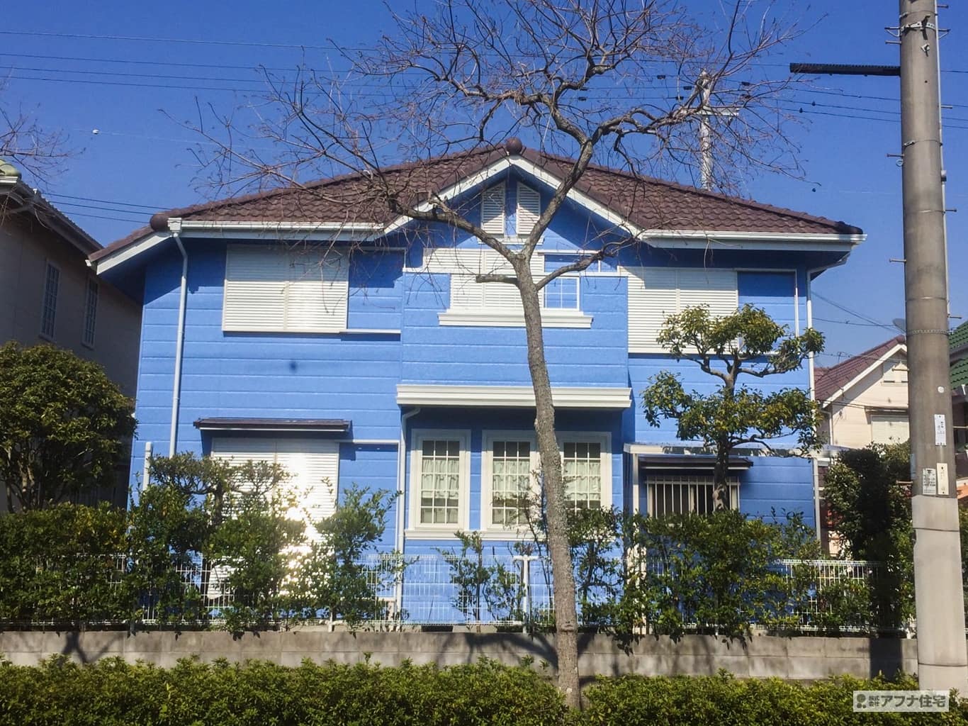 アフナ住宅｜神戸市西区竹の台・外壁塗装施行事例
