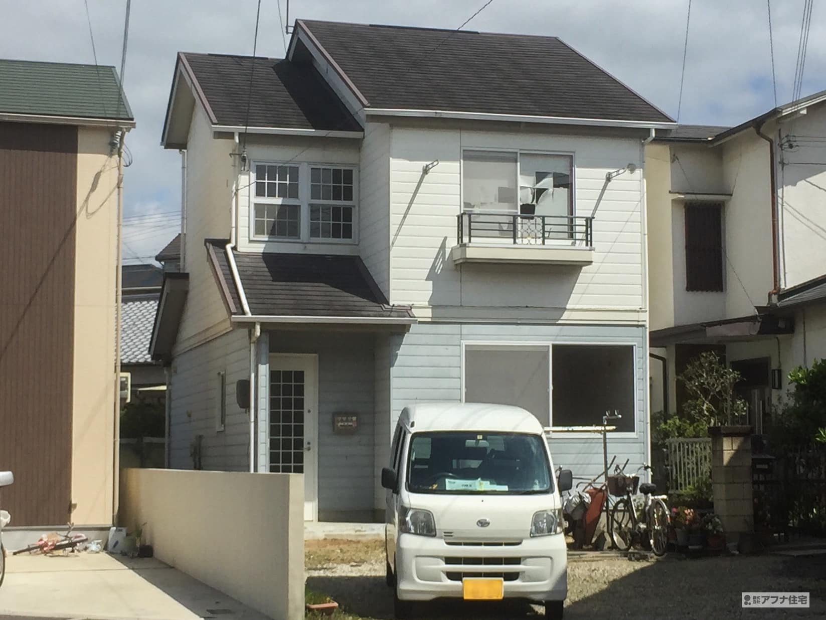 アフナ住宅｜外壁塗装・屋根塗装工事前写真