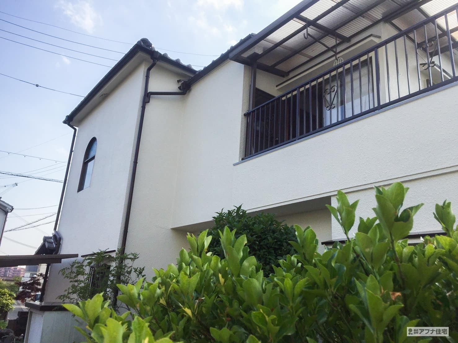 外壁塗装・波板新調工事施工事例|アフナ住宅