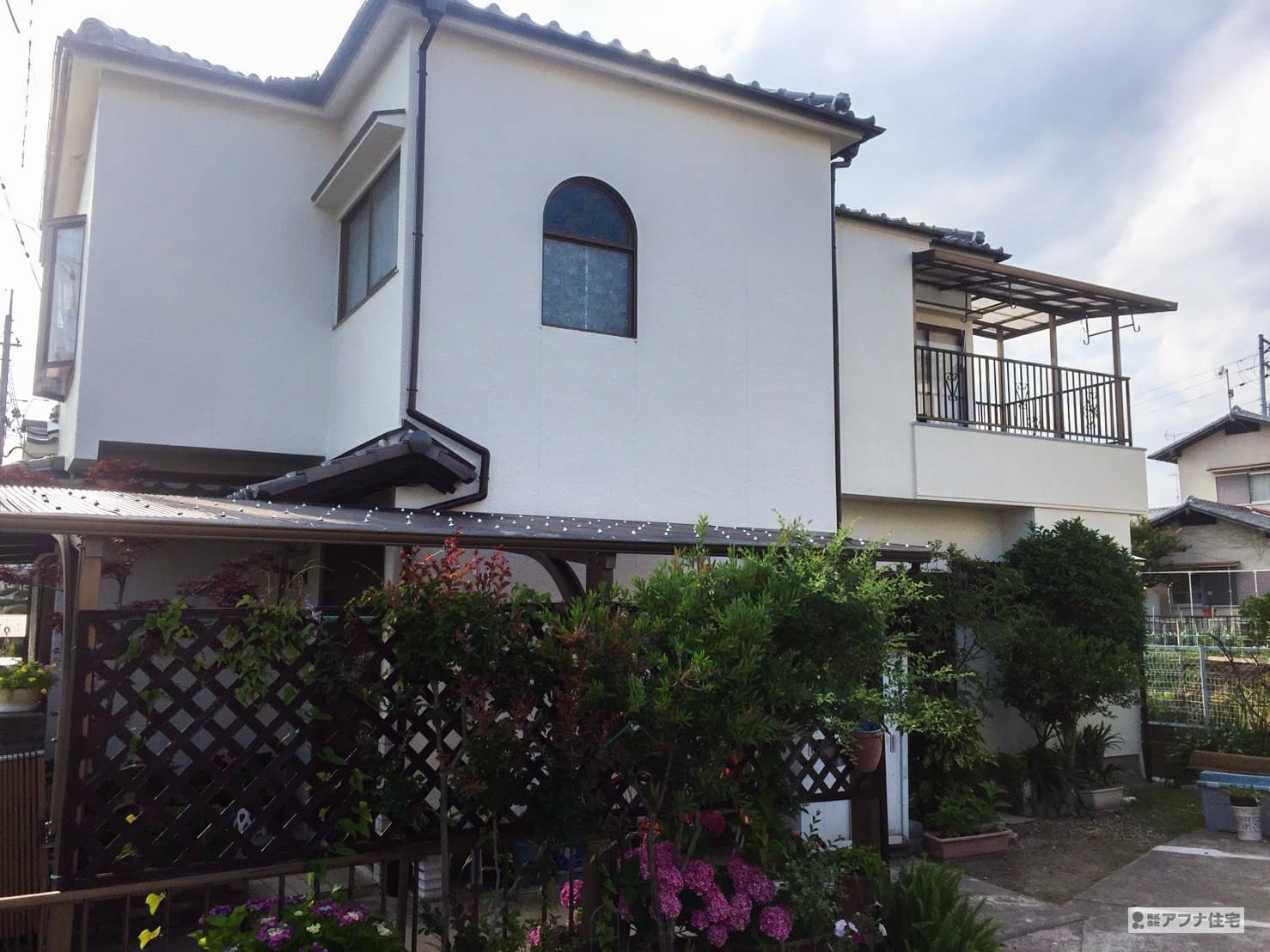 外壁塗装・波板新調工事施工事例|アフナ住宅