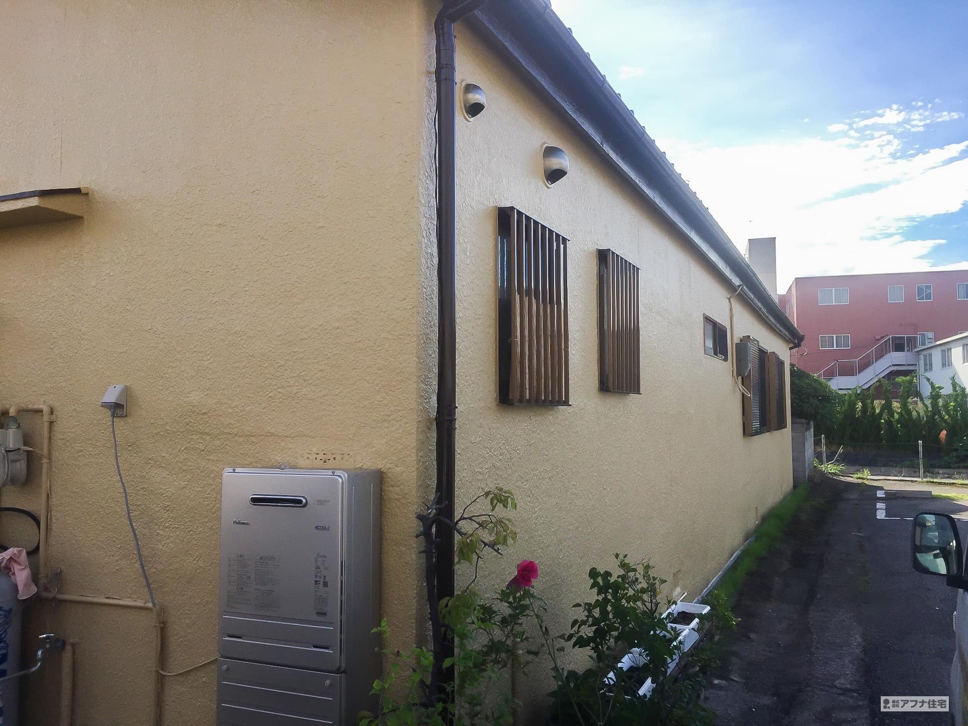 外壁塗装施工事例|アフナ住宅