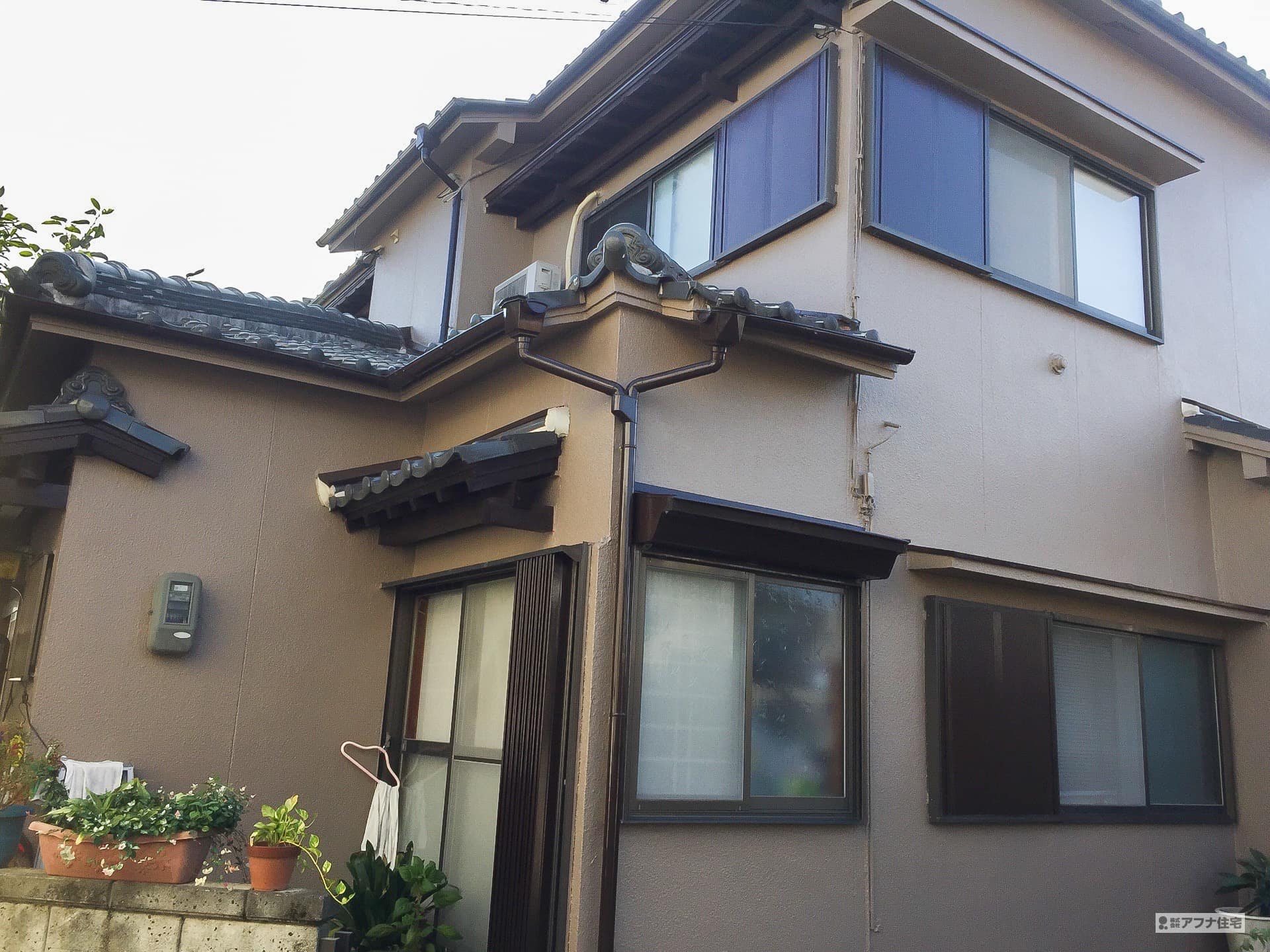 外壁塗装施工事例|アフナ住宅