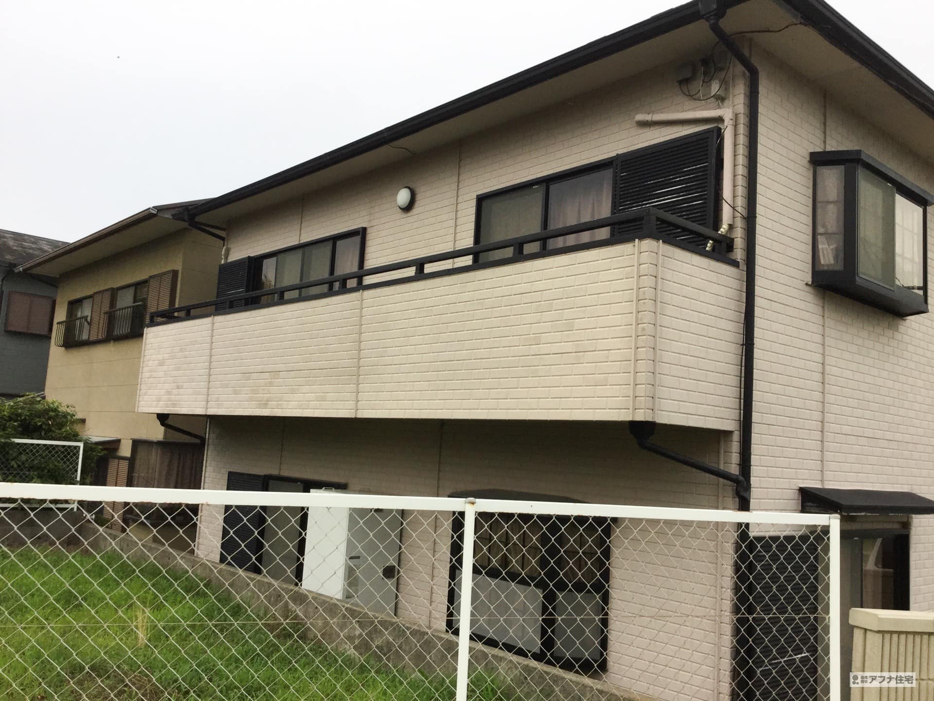 外壁塗装・屋根塗装・外塀塗装施工前写真|アフナ住宅