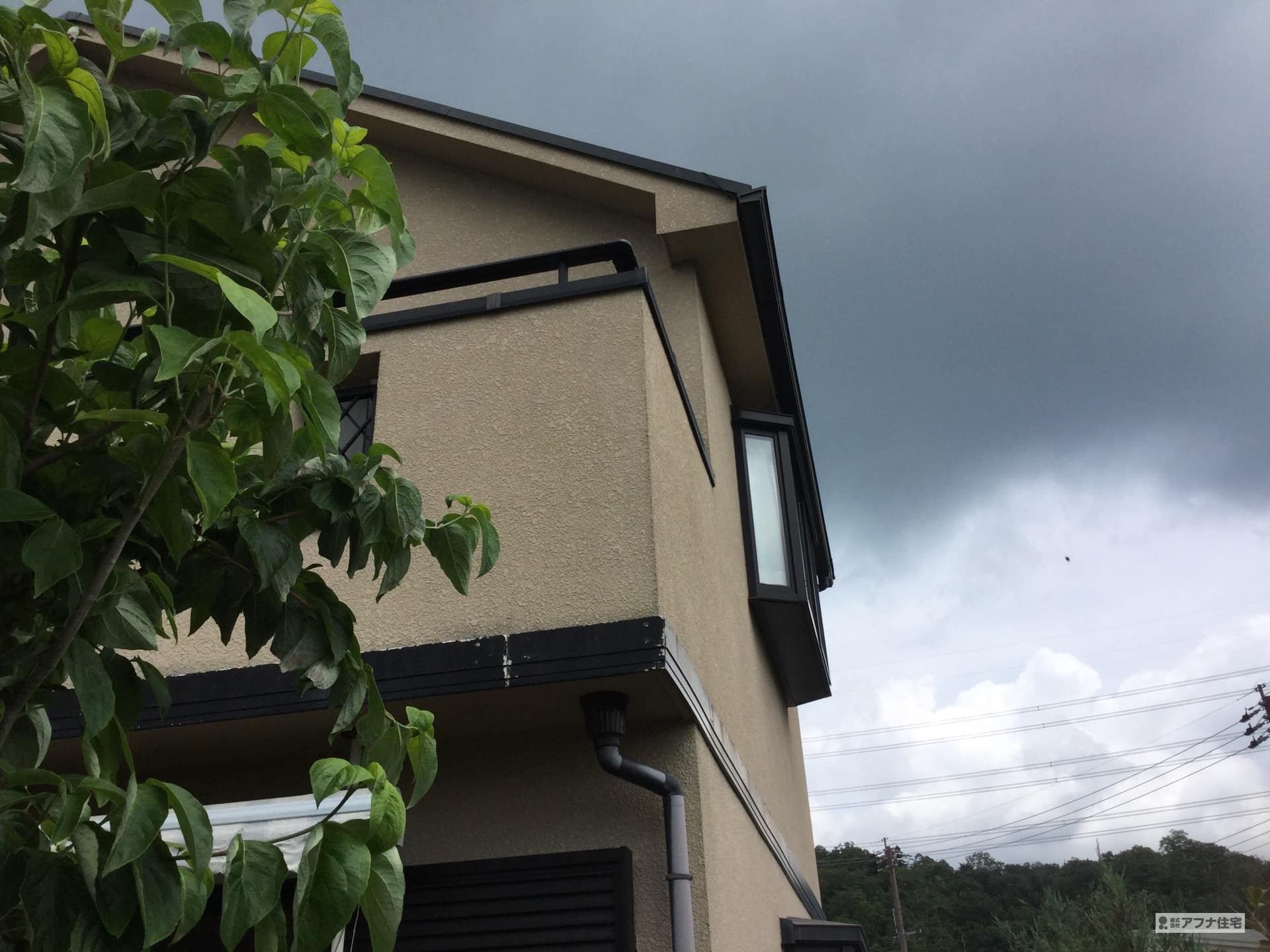 外壁塗装・屋根遮熱塗装施工前写真|アフナ住宅