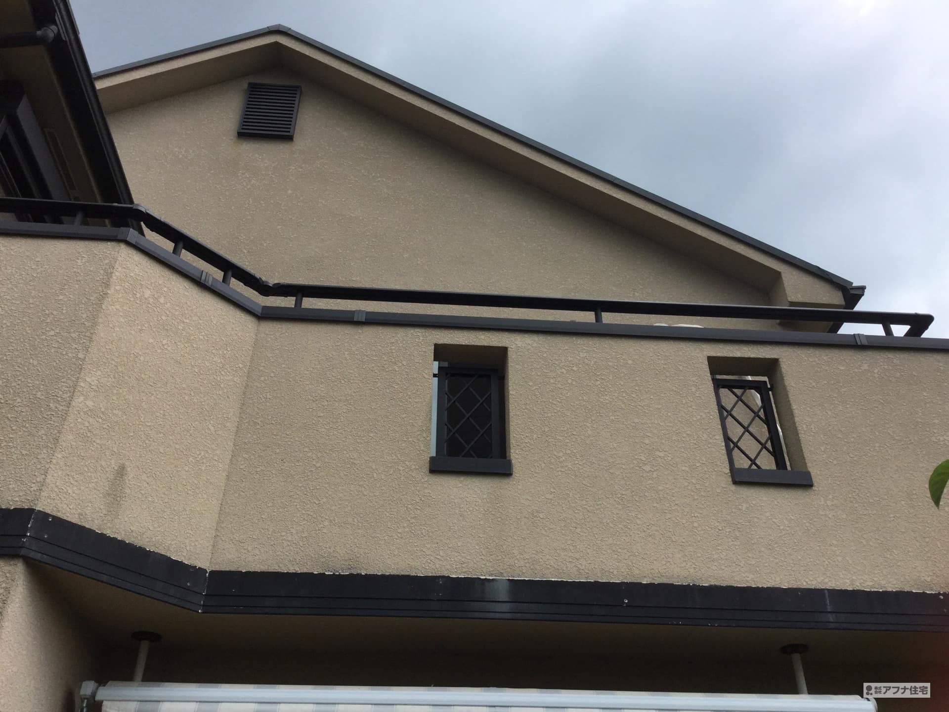 外壁塗装・屋根遮熱塗装施工前写真|アフナ住宅