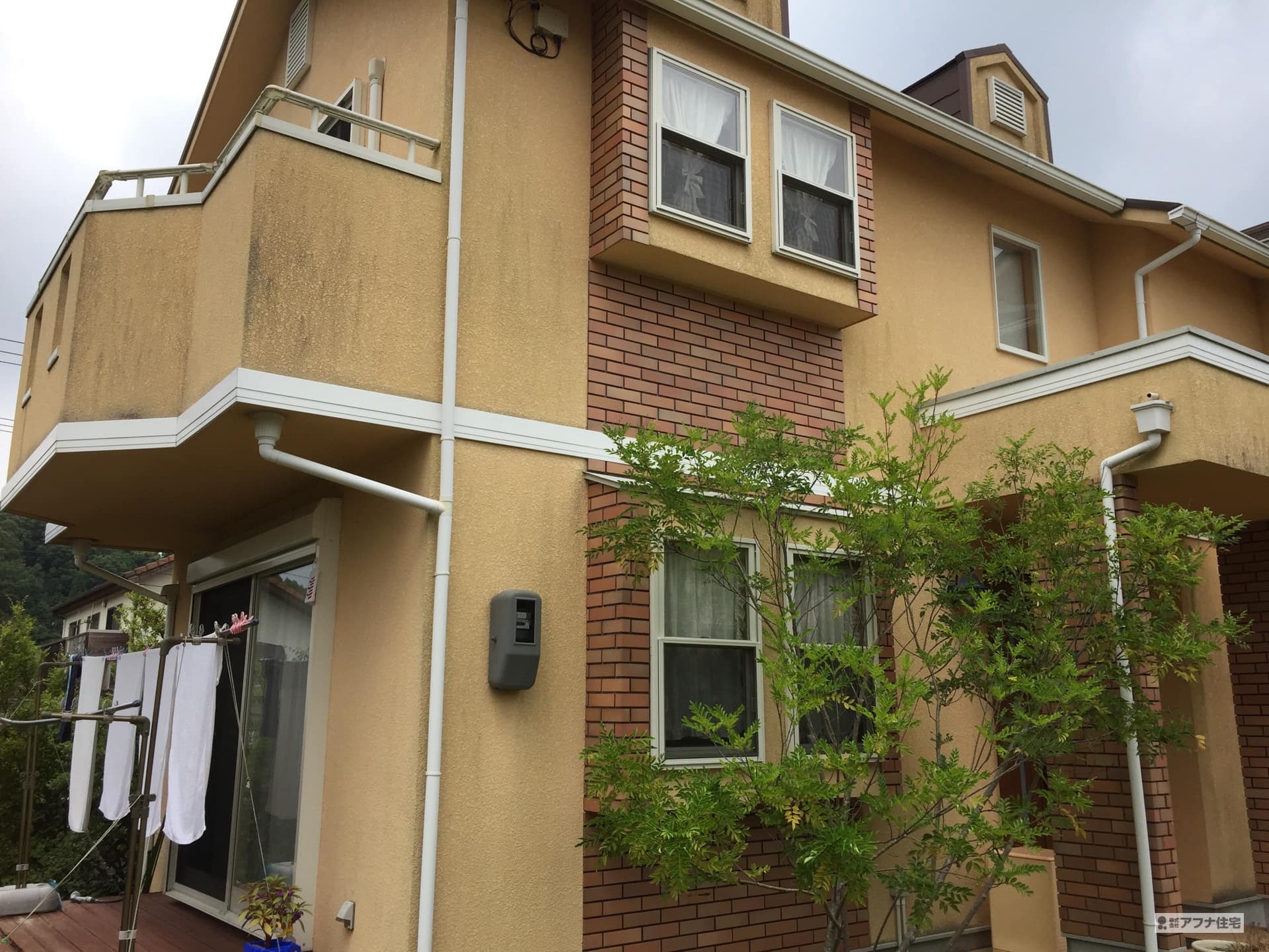 外壁塗装・屋根遮熱塗装工事前写真