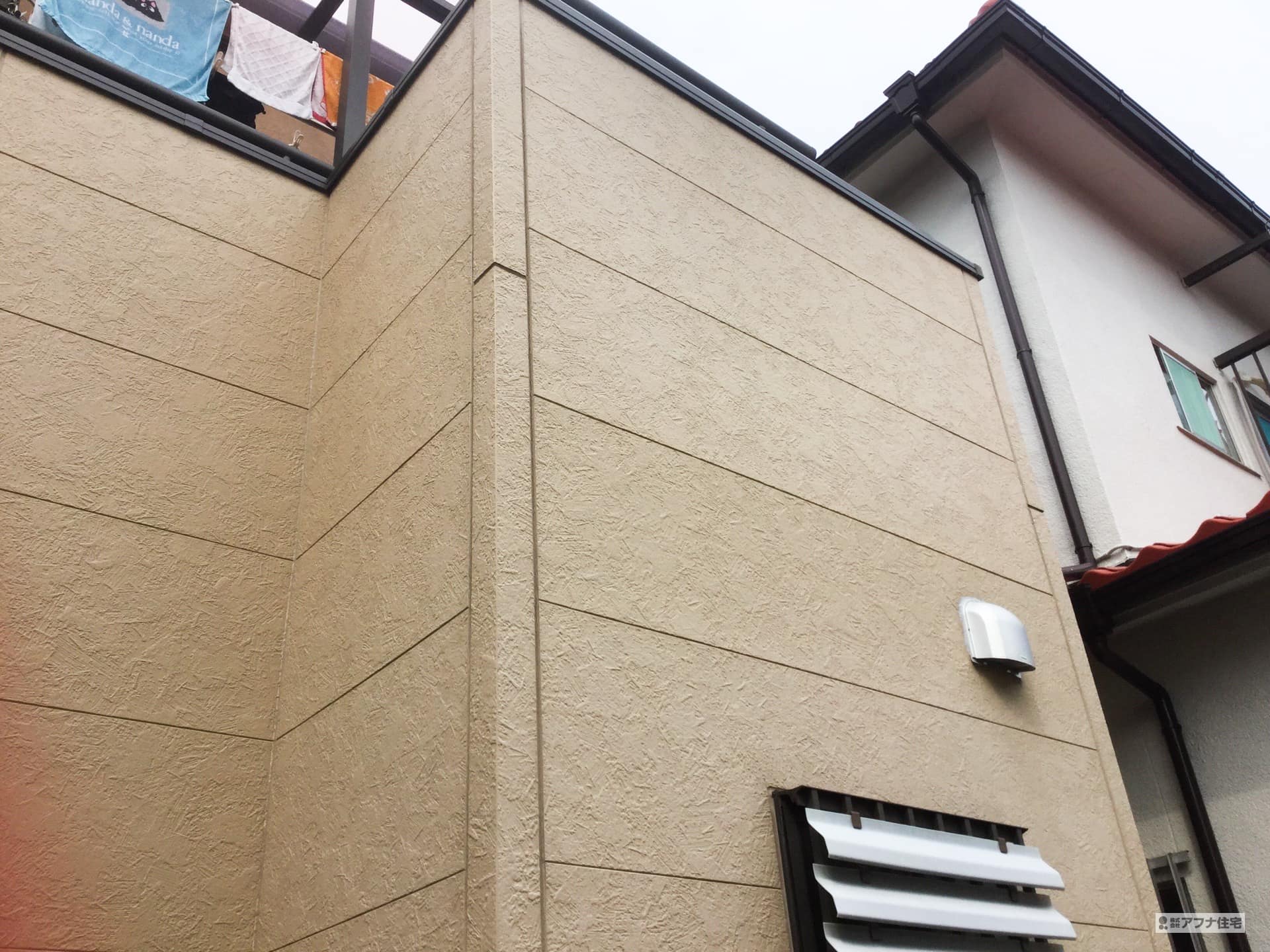 外壁塗装・屋根塗装・ブロック特殊塗装工事施工前写真|アフナ住宅