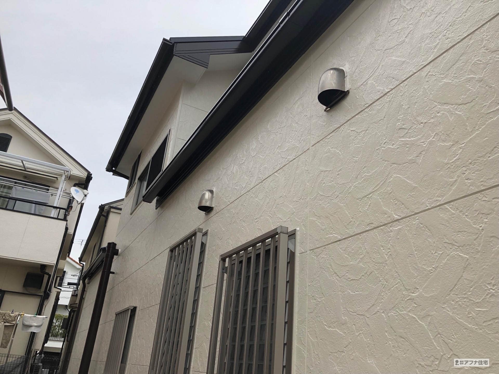 外壁塗装・屋根塗装工事施工事例写真|アフナ住宅